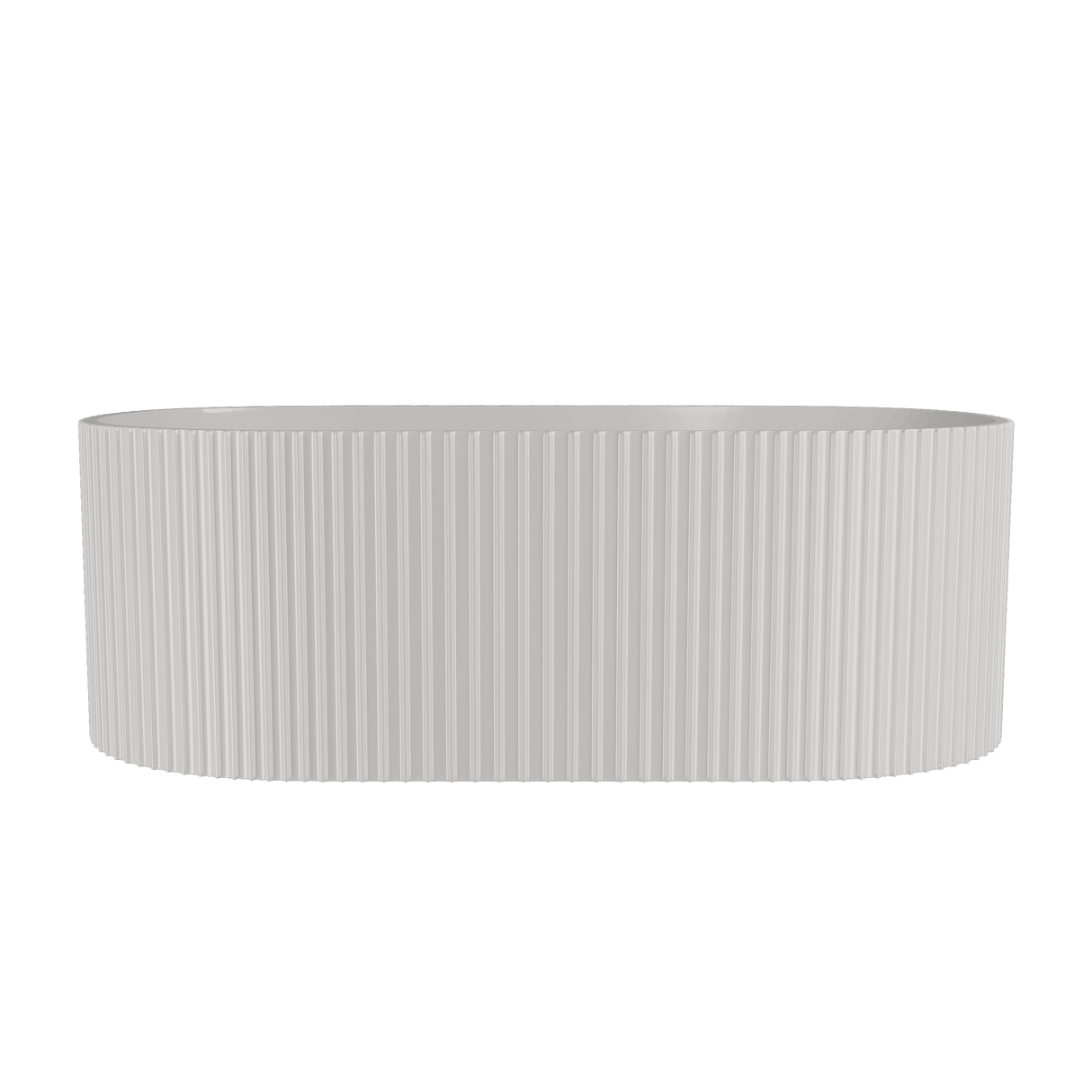 Modern Splash  Fluted 1700mm Freestanding Bath With Legs And Waste