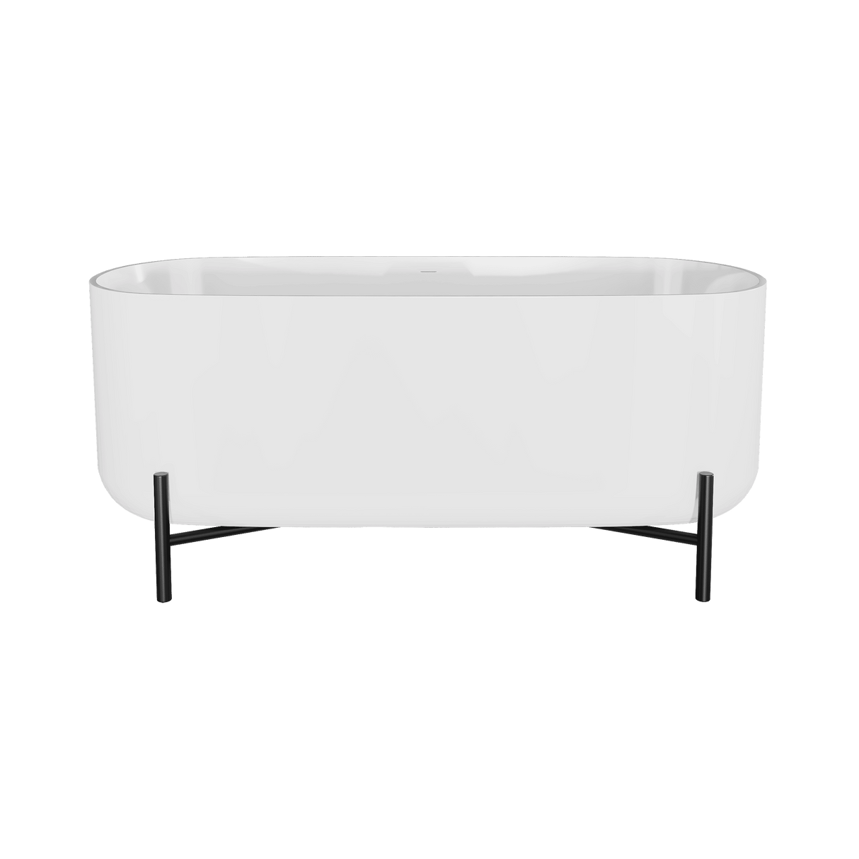 Modern Splash  Elevated 1600mm Freestanding Bath With Legs And Waste