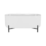 Modern Splash  Elevated 1600mm Freestanding Bath With Legs And Waste