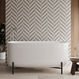 Modern Splash  Elevated 1700mm Freestanding Bath With Legs And Waste