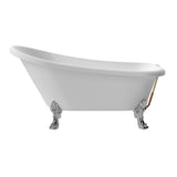 Modern Splash  Chronos 1500mm Traditional Freestanding Slipper Bath