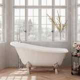 Modern Splash  Chronos 1500mm Traditional Freestanding Slipper Bath