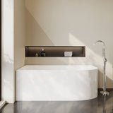 Modern Splash  Chronicle 1700mm Left-Hand Corner Bath With Legs And Waste