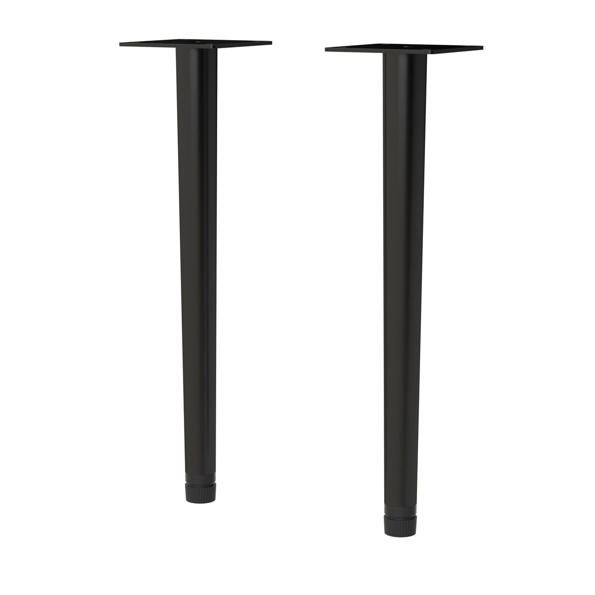 Matt Black Wall Hung Vanity Decorative Legset