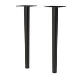 Matt Black Wall Hung Vanity Decorative Legset