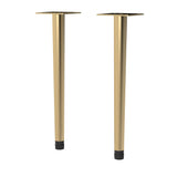 Brushed Brass Wall Hung Vanity Decorative Legset