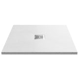 900 x 900mm White Slate Slimline Square Shower Tray