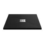 800 x 800mm Black Slate Slimline Square Shower Tray
