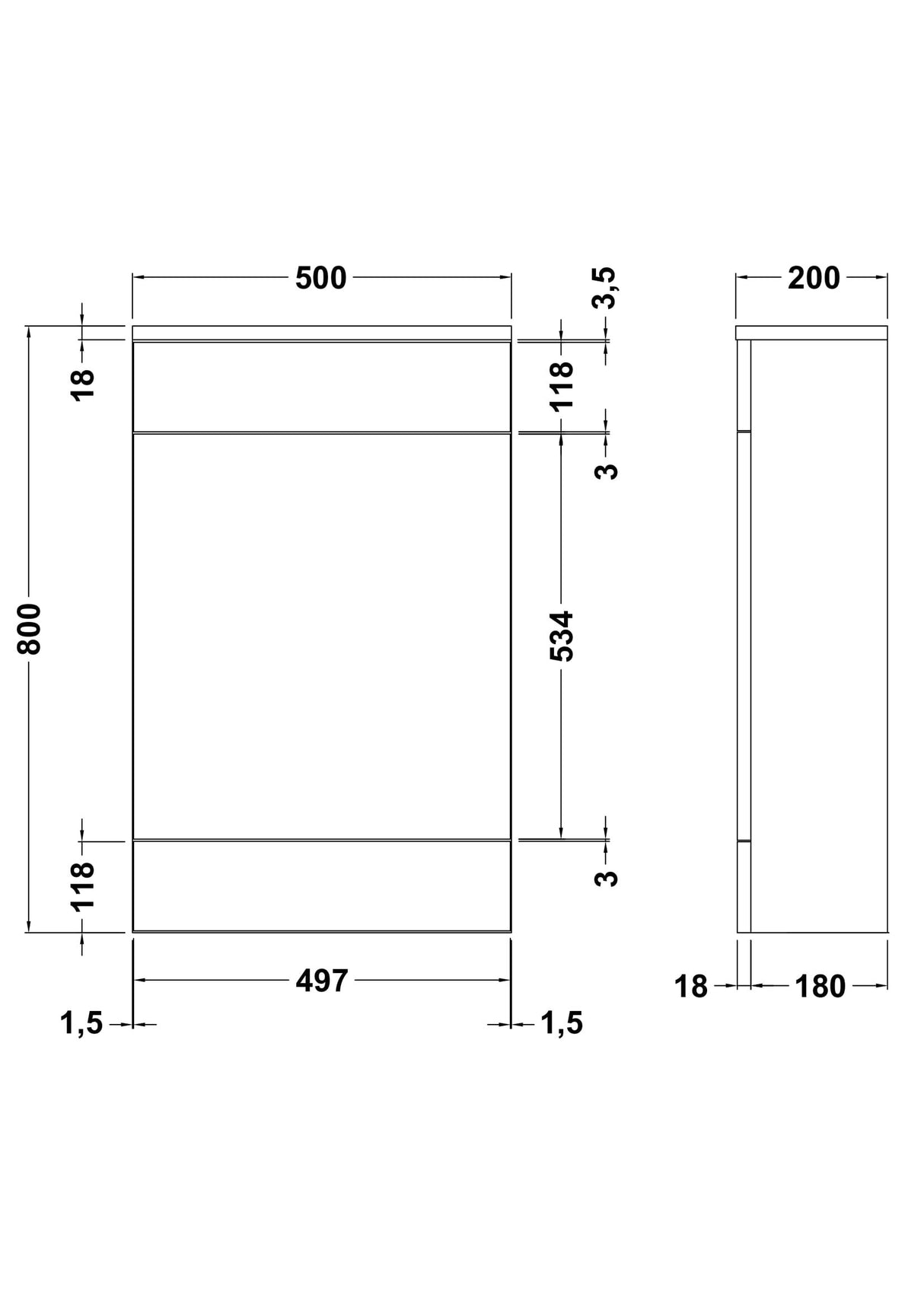 Modern Splash choice Turin 500mm Satin Grey Floor Standing WC Unit