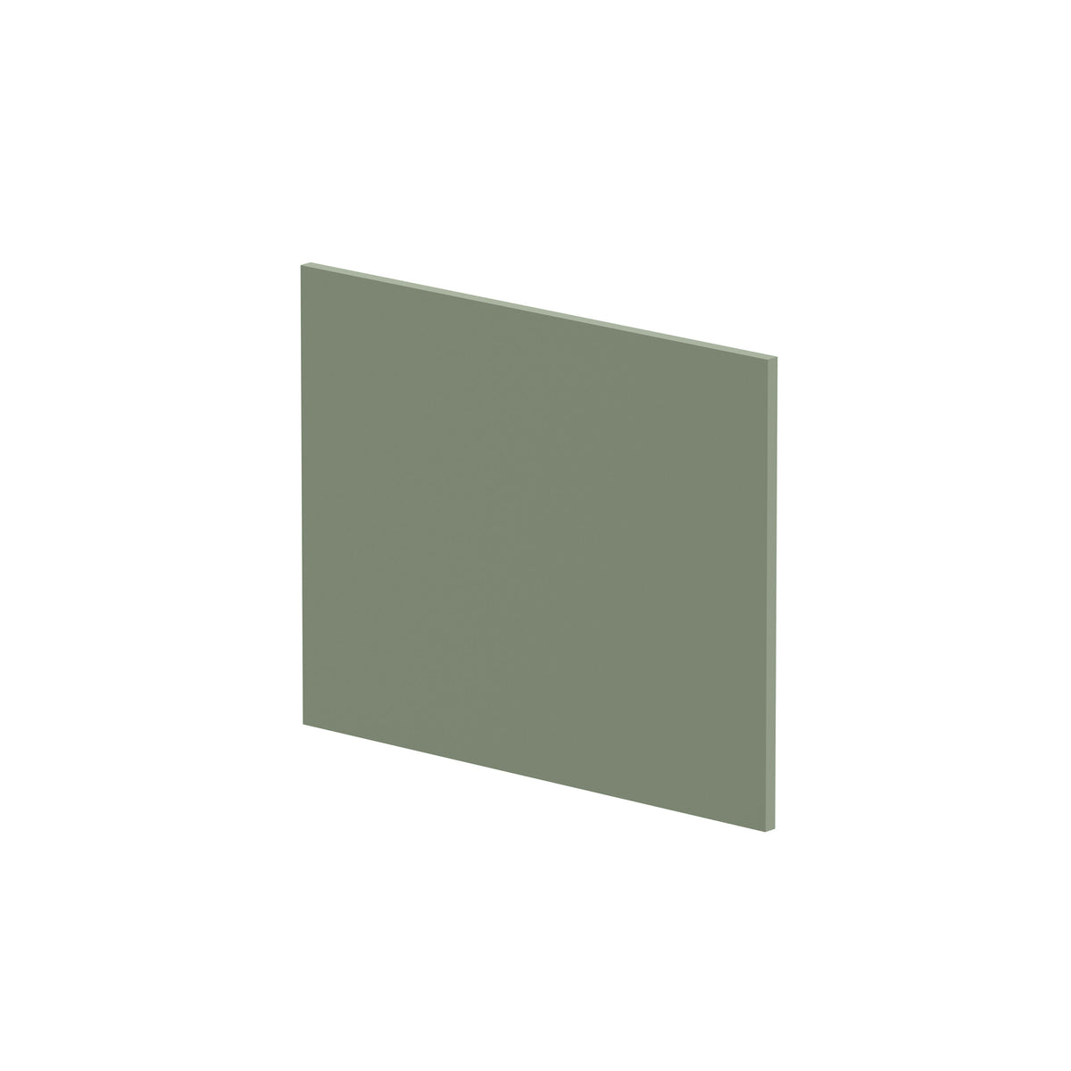 700mm L-Shape Square Satin Green MDF Matt Shower Bath End Panel