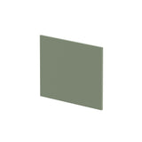 700mm L-Shape Square Satin Green MDF Matt Shower Bath End Panel
