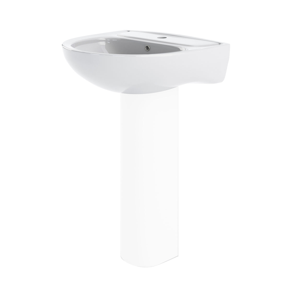 Modern Splash Lawton 1 Tap Hole 550mm Ceramic Basin