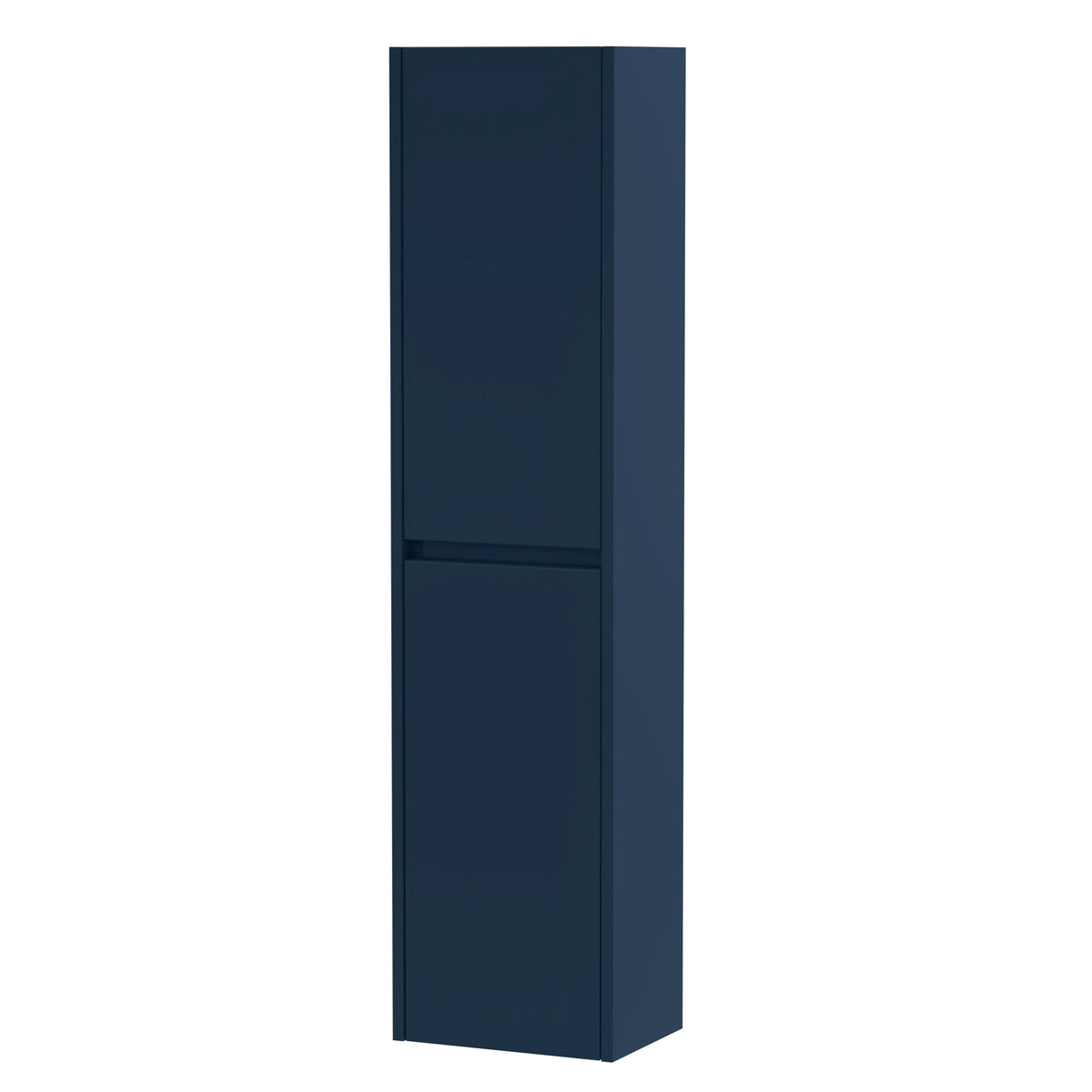 Modern Splash 350mm Indigo Blue Wall Hung Tall Cabinet