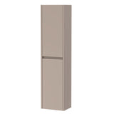 Modern Splash 350mm Almond Beige Wall Hung Tall Cabinet