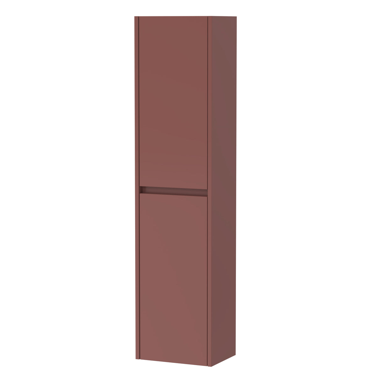 Modern Splash 350mm Smoked Red Wall Hung Tall Cabinet