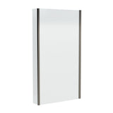 Modern Splash 800mm Brushed Pewter Bath Screen
