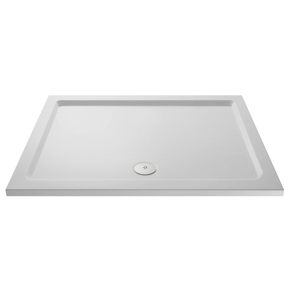 1500 x 900mm White Slip Resistant Slimline Rectangular Shower Tray