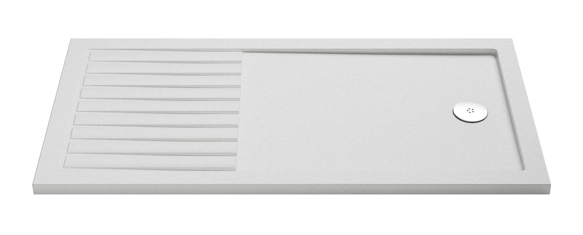1400 x 900mm White Slip Resistant  Rectangular Shower Tray