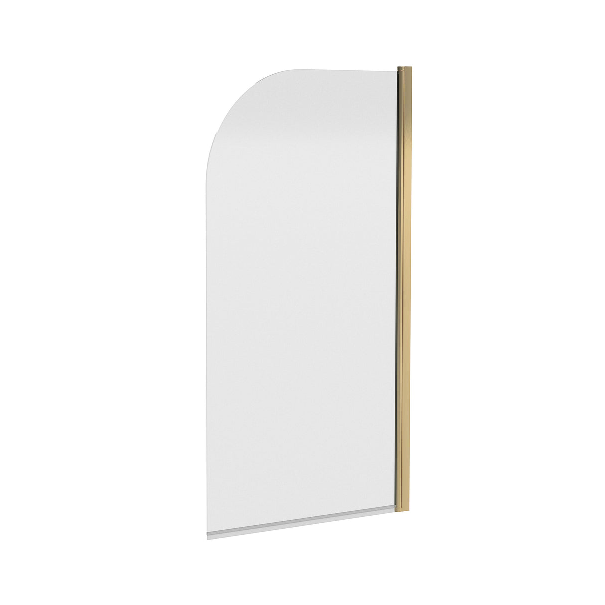 Pacific 800mm Brushed Brass Bath Screen