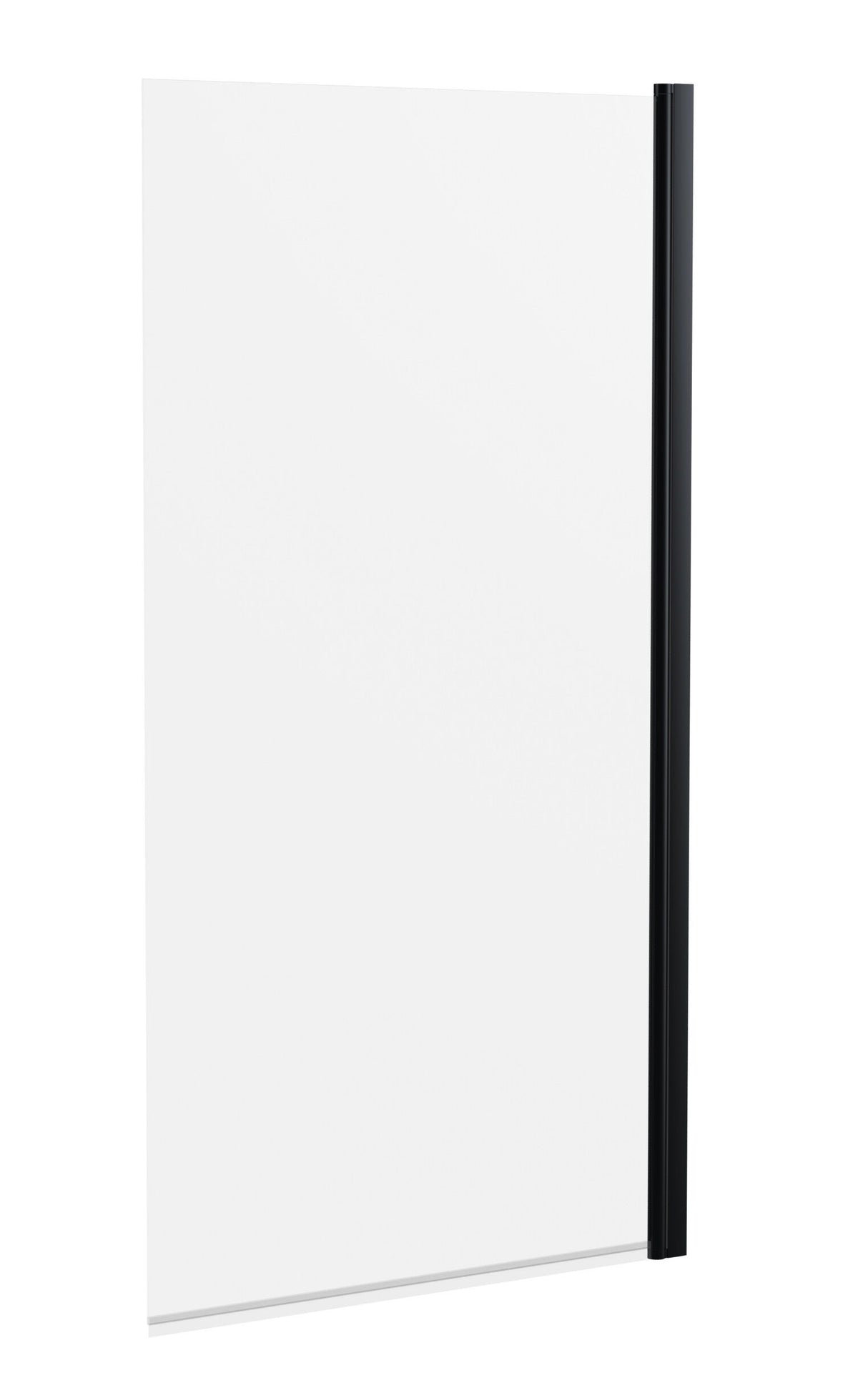 Matt Black Square Bath Screen