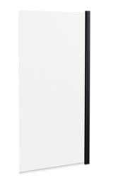 Matt Black Square Bath Screen