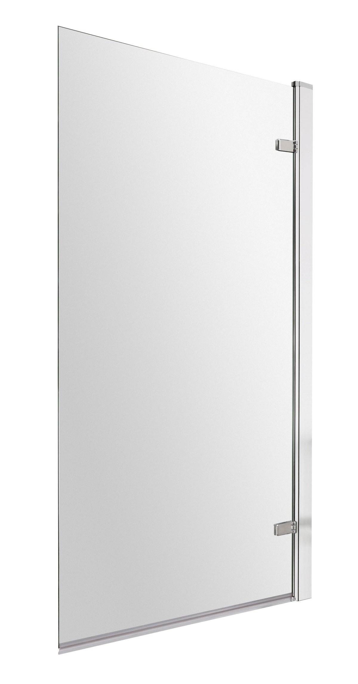 800mm Chrome Hinged Bath Screen
