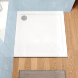 900 x 900mm White Slimline Square  Shower Tray