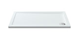 1200 x 700mm White Slimline Rectangular Shower Tray