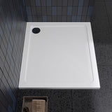 Modern Splash  1000 x 900mm White Slimline Rectangular Shower Tray
