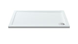1200 x 760mm White Slimline Rectangular Shower Tray