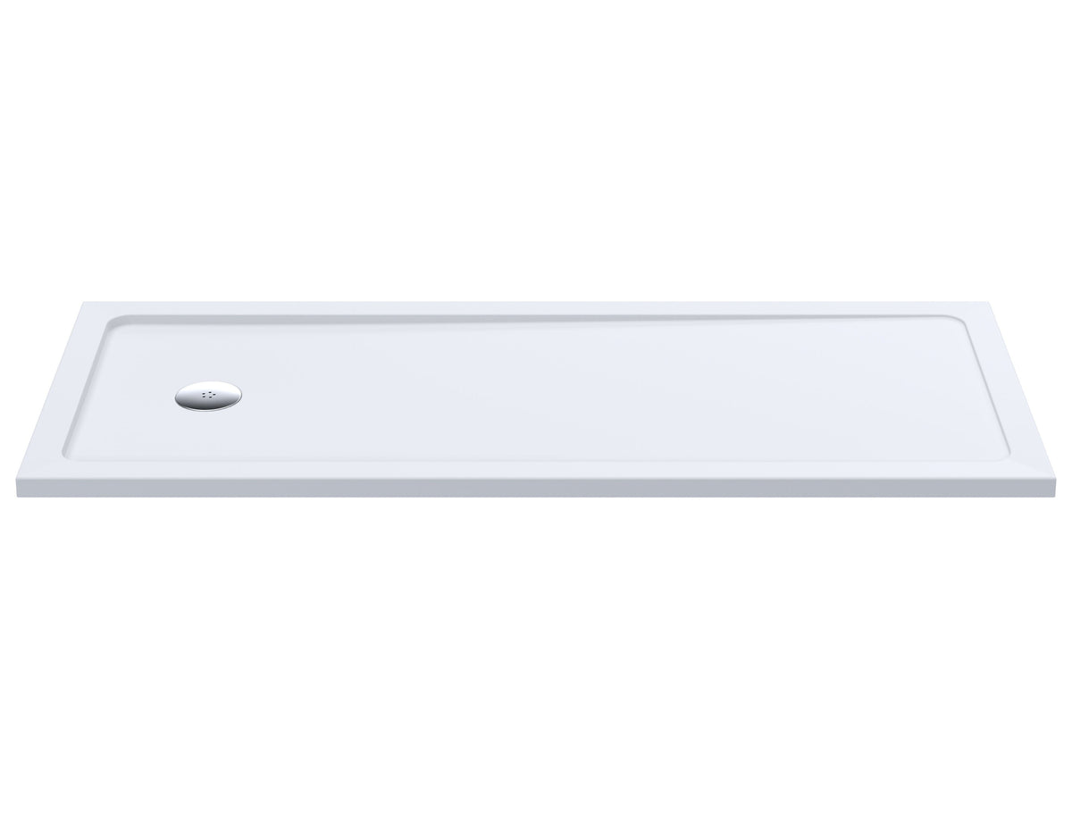 1700 x 700mm White Slimline Bath Replacement  Shower Tray