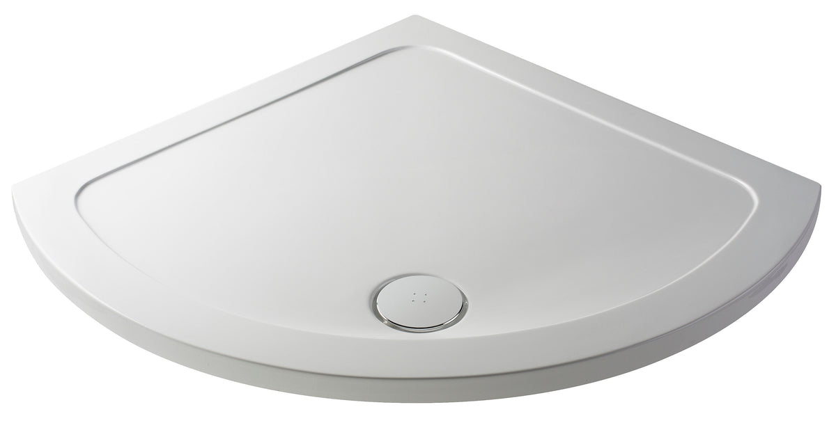 Modern Splash  914 x 914mm White Slimline Single Entry Shower Tray