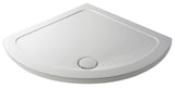 914 x 914mm White Slimline Single Entry Shower Tray