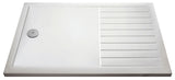 1400 x 900mm White Slimline Rectangular Walk In Shower Tray