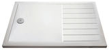 1700 x 700mm White Slimline Rectangular Walk In Shower Tray
