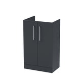 Modern Splash Arno 500mm Soft Black 2 Door Floor Standing Vanity Unit