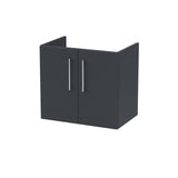 Modern Splash Arno 600mm Soft Black 2 Door Wall Hung Vanity Unit
