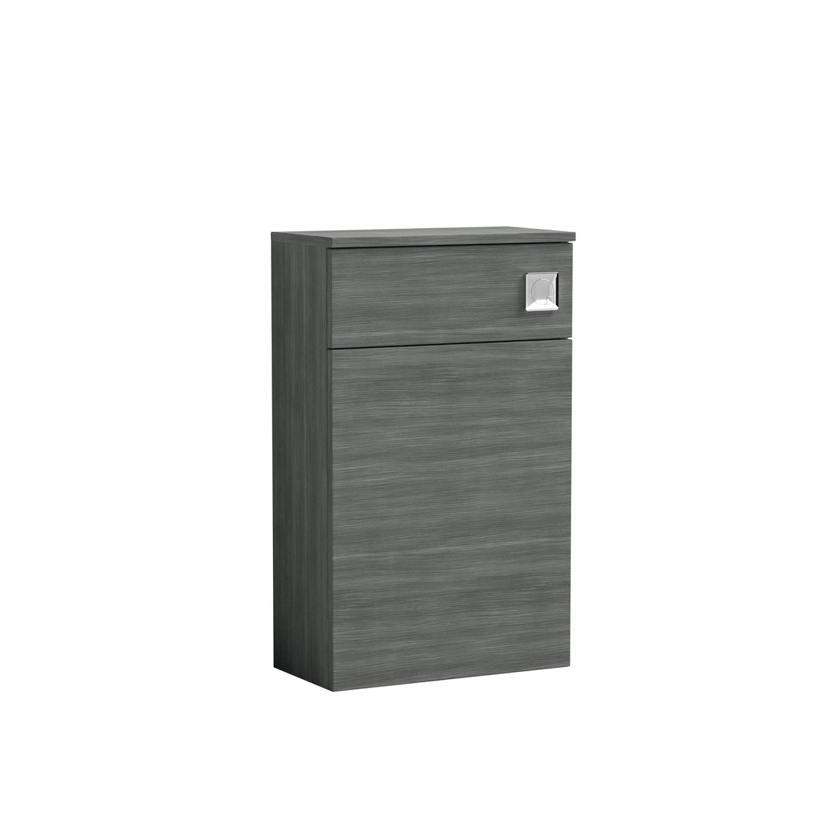 Modern Splash 500mm Anthracite Woodgrain Floor Standing Compact WC Unit