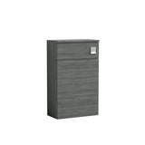 Modern Splash 500mm Anthracite Woodgrain Floor Standing Compact WC Unit