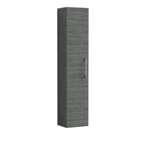 Modern Splash 300mm Graphite Grey Woodgrain Wall Hung Tall Cabinet