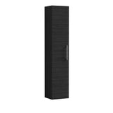 Modern Splash 300mm Charcoal Black Wall Hung Tall Cabinet