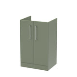 Modern Splash Arno 500mm Satin Green 2 Door Floor Standing Vanity Unit