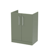 Modern Splash Arno 600mm Satin Green 2 Door Floor Standing Vanity Unit