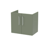 Modern Splash Arno 600mm Satin Green 2 Door Wall Hung Vanity Unit