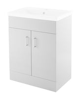 Modern Splash Eden 600mm White Floor Standing Vanity Unit