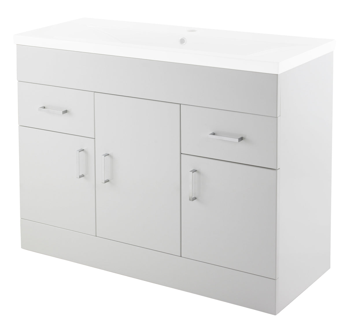 Modern Splash Eden 1000mm White Floor Standing Vanity Unit
