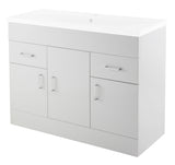 Modern Splash Eden 1000mm White Floor Standing Vanity Unit