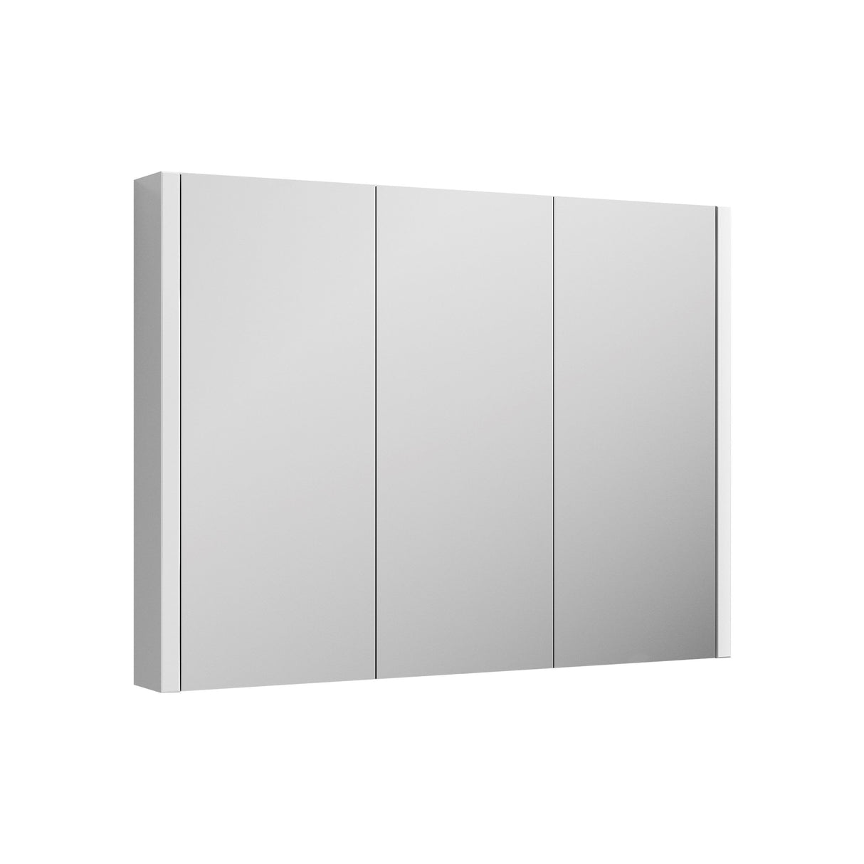 Modern Splash Eden 899mm Gloss White Wall Hung Mirror Cabinet