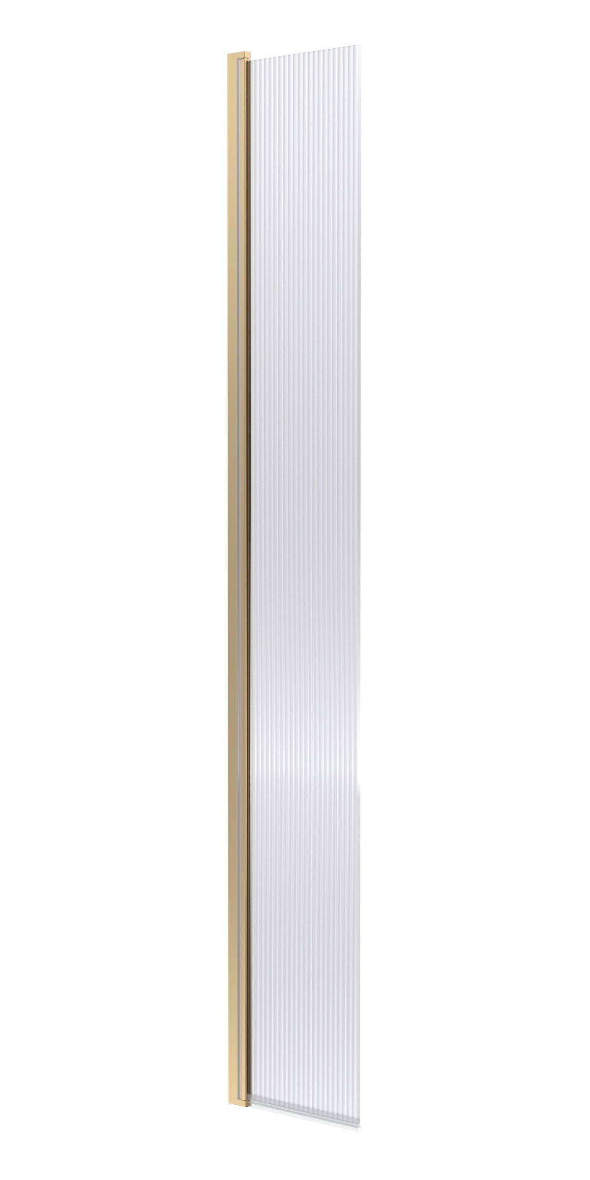 Modern Splash 300mm Brushed Brass Wetroom Panel