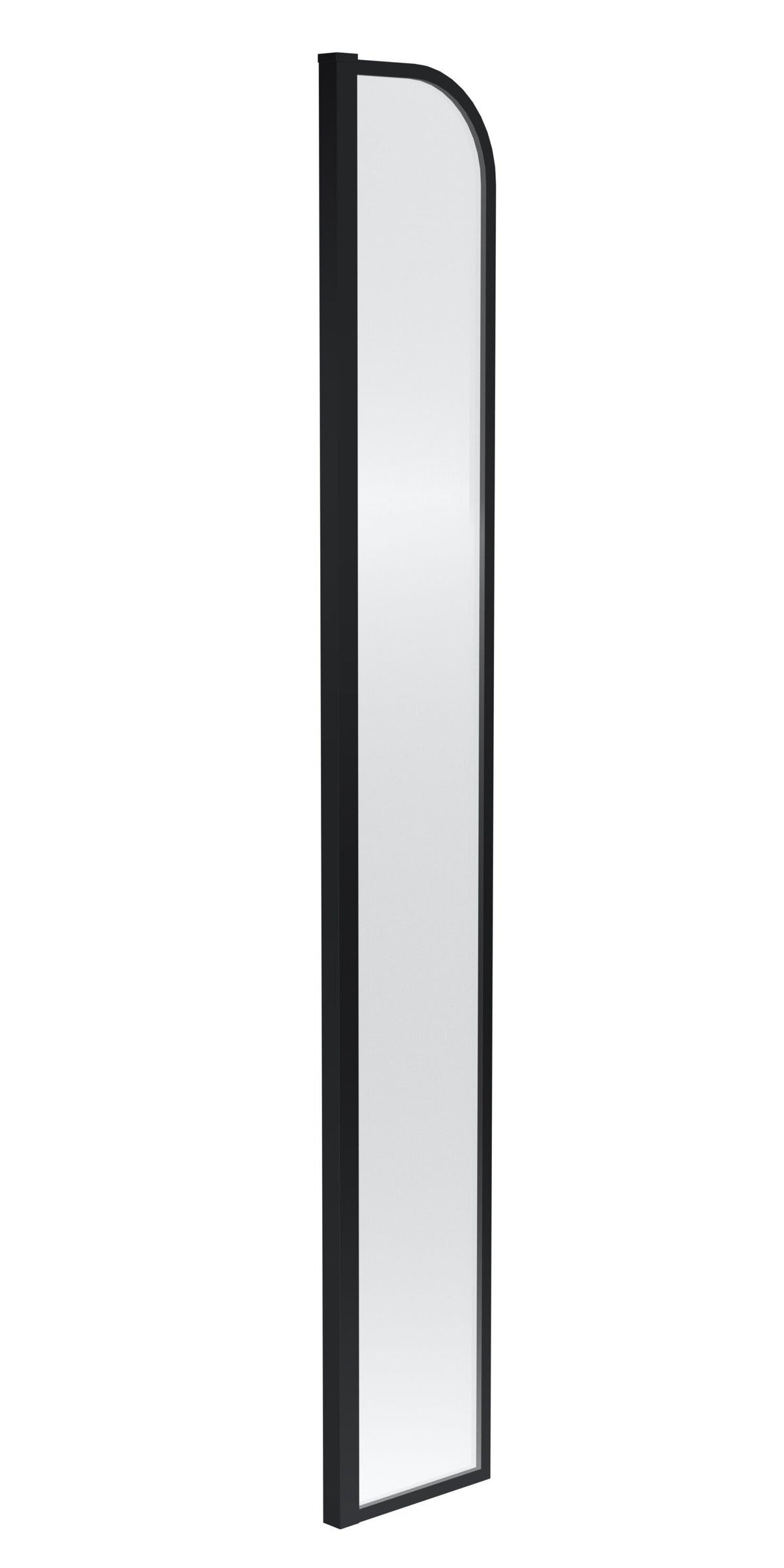 Modern Splash 700mm Matt Black Wetroom Panel